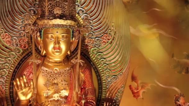 New Buddha Tooth Relic Temple — Stock Video