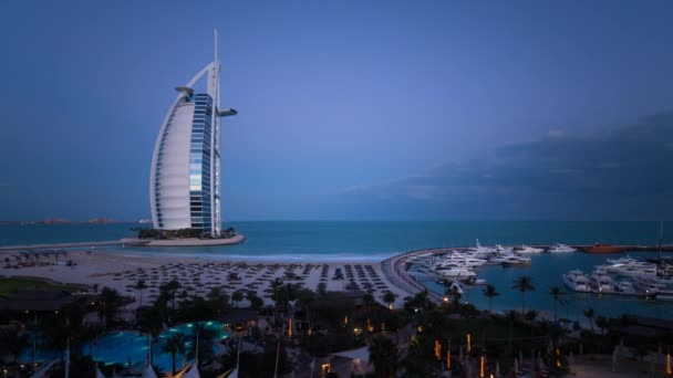 Burj al Arab Hotel, Dubai — 图库视频影像