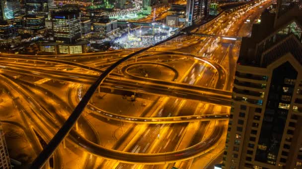 Sheikh zayed road v Dubaji — Stock video