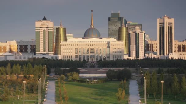 Ak Orda Presidential Palace, Astana — Stock Video