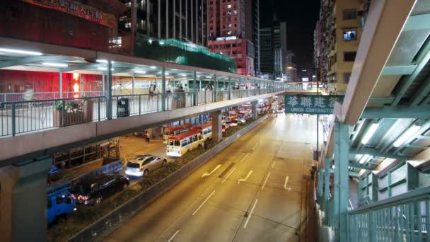 Escena callejera en Hong Kong, Hong Kong — Vídeos de Stock