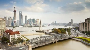 Yeni Pudong manzarası, Shanghai