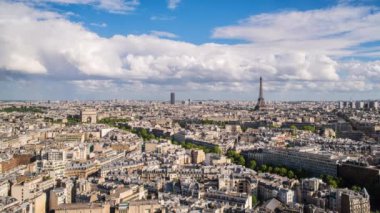 Arc de Triomphe ve Eyfel Kulesi, Paris