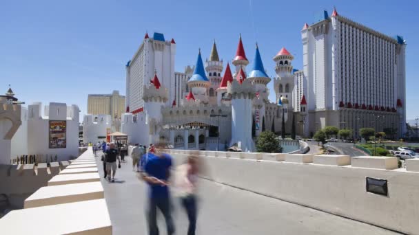 Las Vegas Boulevard, Nevada — Stok video