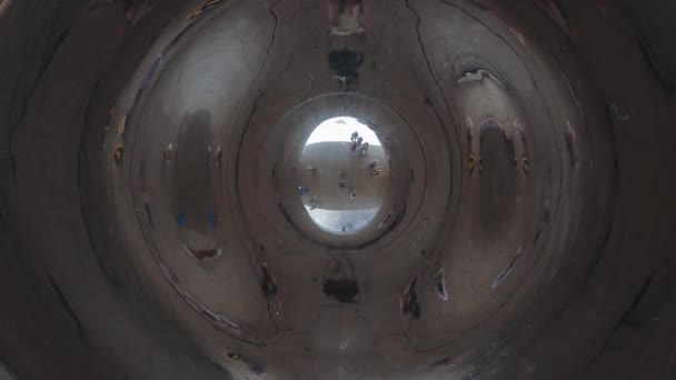 Квасолі ' в парку Міленіум, Чикаго — стокове відео