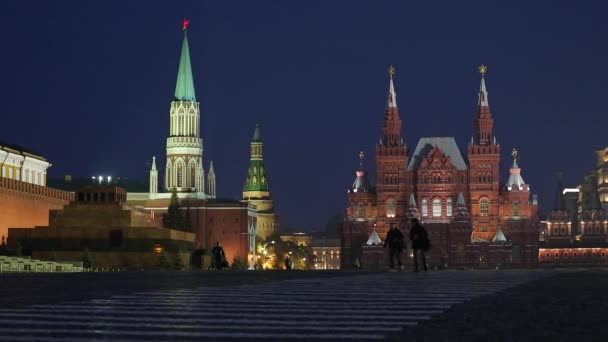 Kreml im Roten Quadrat, Moskau — Stockvideo