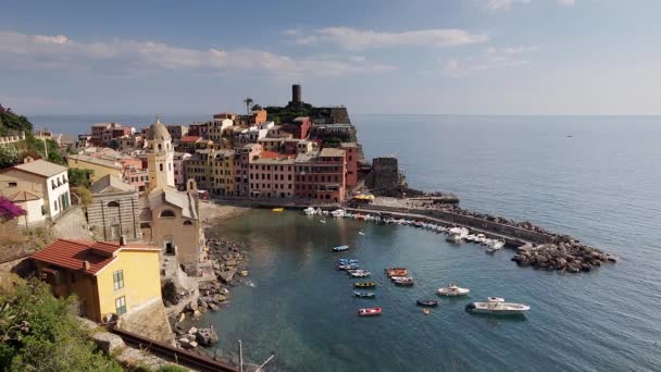 Cinque Terre, Italië — Stockvideo