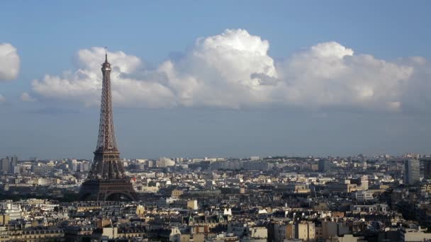 Torre Eiffel, Paris — Vídeo de Stock