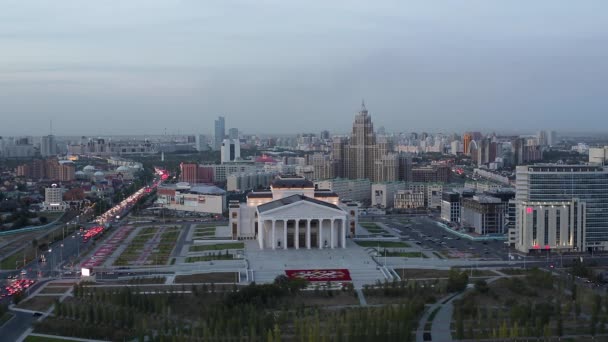 Edifício Opera Theater em Astana — Vídeo de Stock
