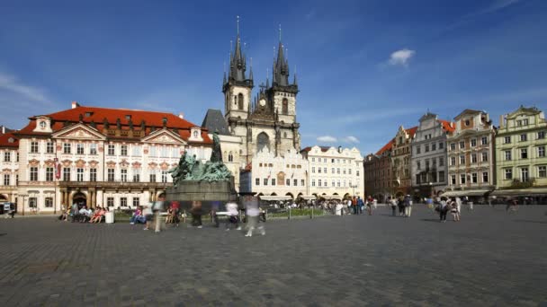 Piazza Stare Mesto, Praga — Video Stock