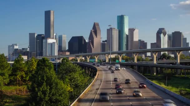 Skyline da cidade de Houston, Texas — Vídeo de Stock