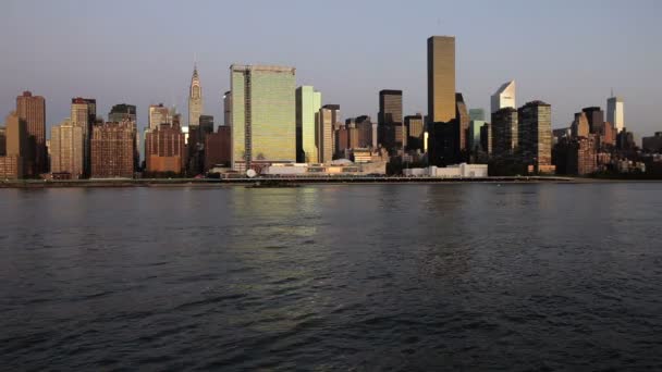 Skyline de Midtown Manhattan, Nova Iorque — Vídeo de Stock