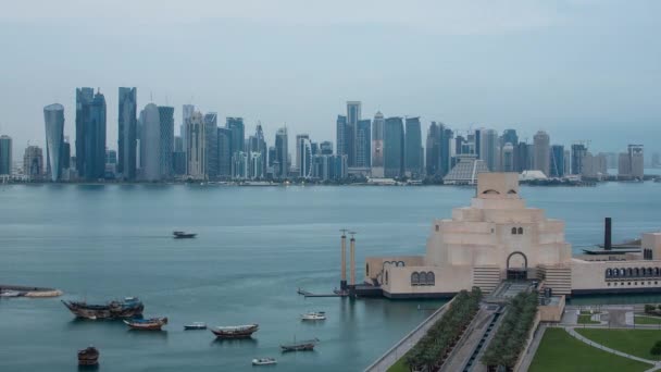 Múzeum iszlám művészet, Katar — Stock videók