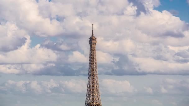 Torre Eiffel, Paris — Vídeo de Stock