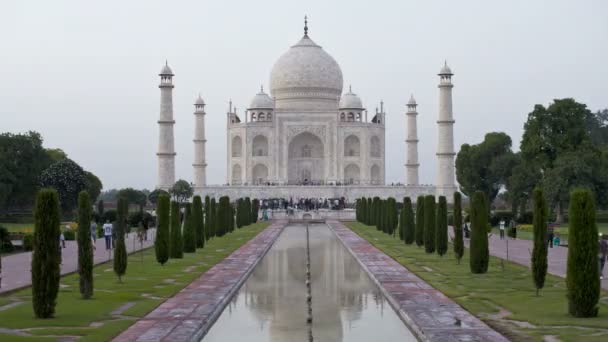 Taj mahal, indien, asien — Stockvideo