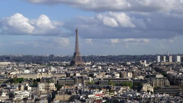 Torre Eiffel, París — Vídeo de stock