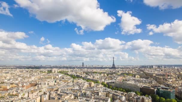 Torre Eiffel, París, Francia — Vídeo de stock