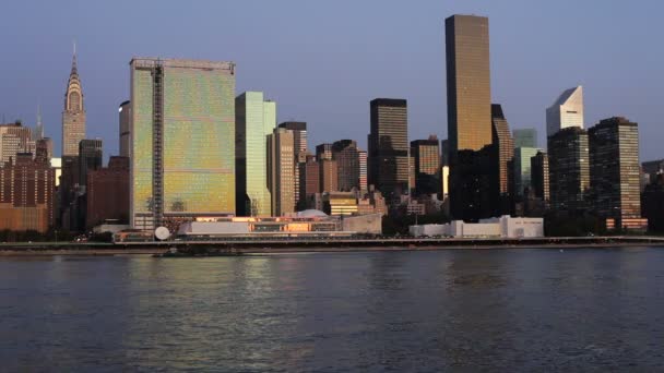 Skyline på Midtown Manhattan, New York — Stockvideo