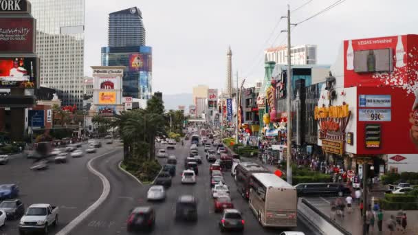 Avenida de Las Vegas, Nevada — Vídeo de Stock