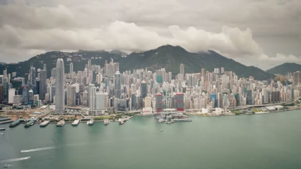 Ilha de Hong Kong, China — Vídeo de Stock