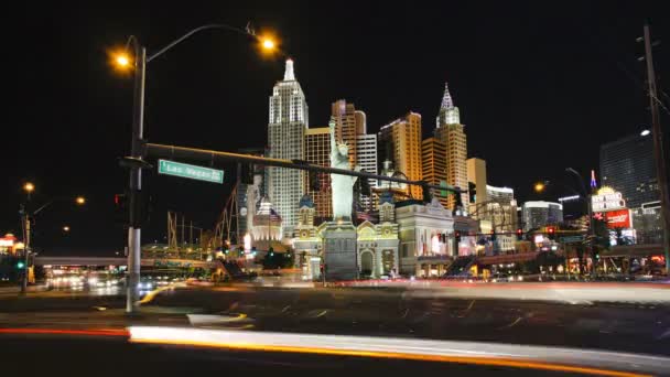 Las Vegas Boulevard, Nevada — Stockvideo