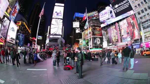 Таймс-сквер, Манхеттен — стокове відео