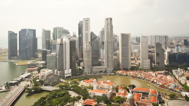 Finansdistriktet, Singapore — Stockvideo