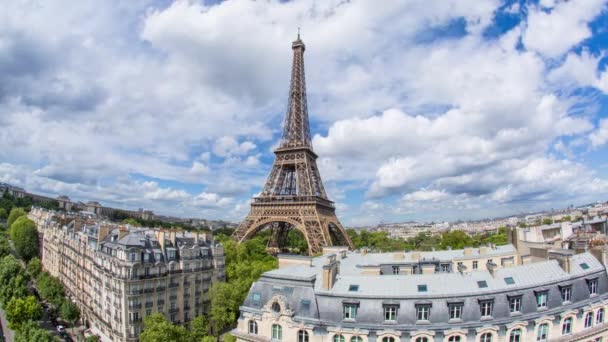 Torre Eiffel, Paris — Vídeo de Stock