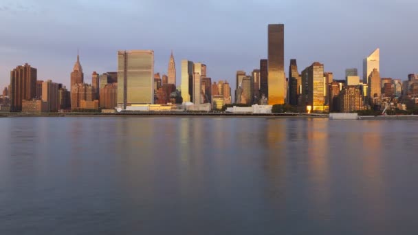 Skyline de Midtown Manhattan, Nova Iorque — Vídeo de Stock