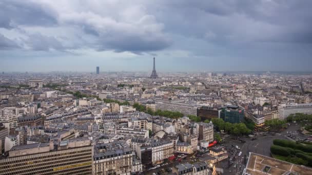 Torre Eiffel, París, Francia — Vídeos de Stock