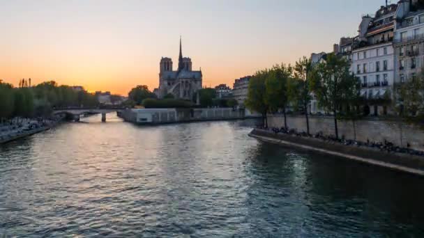 Katedra Notre Dame, Paryż — Wideo stockowe
