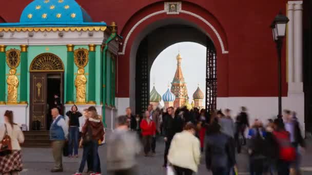 莫斯科圣巴西尔主教座堂 — 图库视频影像