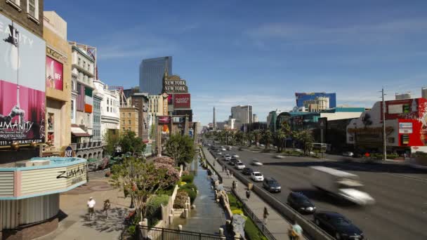 Avenida de Las Vegas, Nevada — Vídeo de Stock