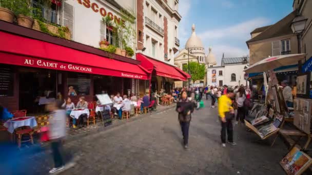 Basilique du sacre coeur, Paris — Stockvideo