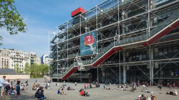 Centro Georges Pompidou, Parigi — Video Stock