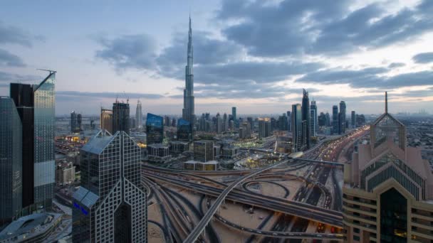 Бурдж Халифа в Дубае — стоковое видео