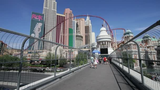 Hôtels et Casinos le long de la Strip, Las Vegas — Video