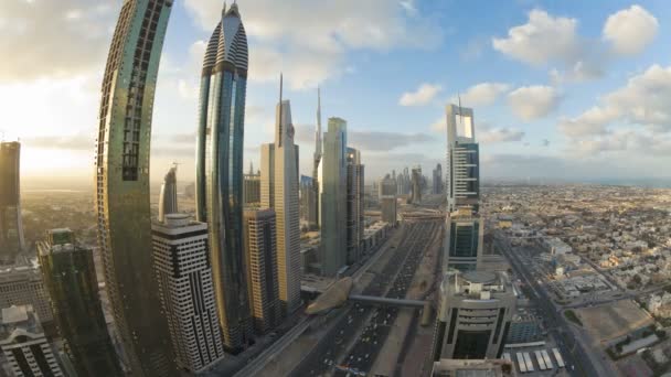 Sheikh Zayed Road, Dubai — Vídeo de Stock