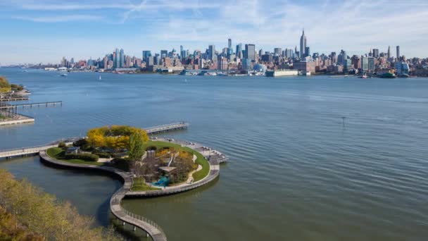 Empire State Building y Manhattan — Vídeo de stock