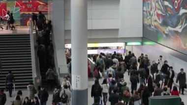 Shibuya Station hareket ommuters