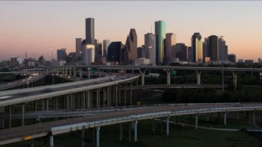 Houston, Teksas'ın şehir manzarası