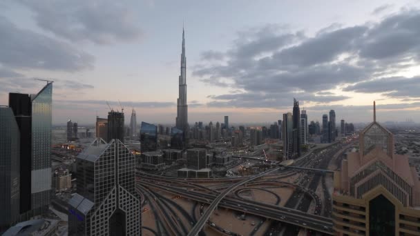 Burj Khalifa i Dubai — Stockvideo