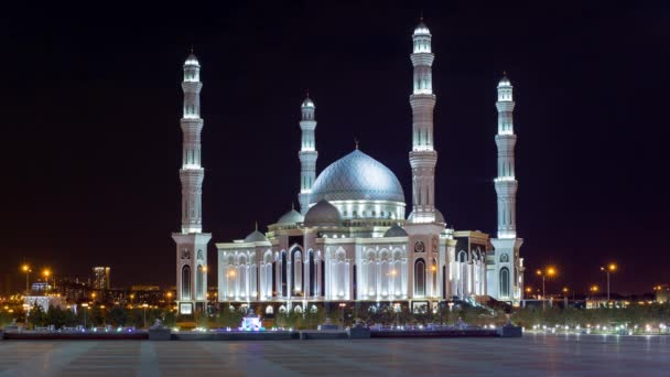 Hazrat Sultan Mosque, Astana — Stock Video