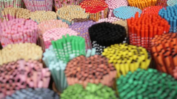 Chopsticks decorativos para venda — Vídeo de Stock