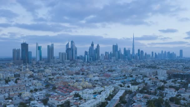 Nuovo skyline di Dubai — Video Stock