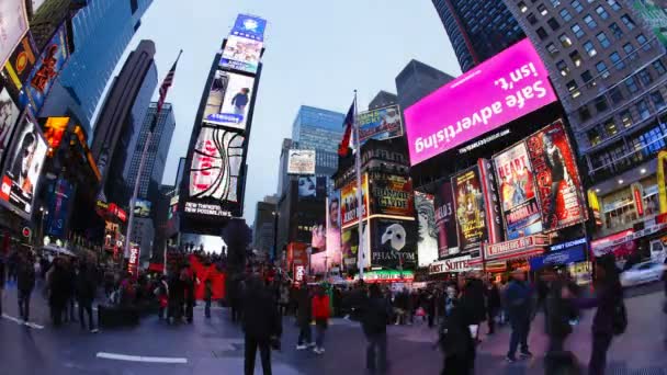 Néons de la 42ème rue, Times Square — Video