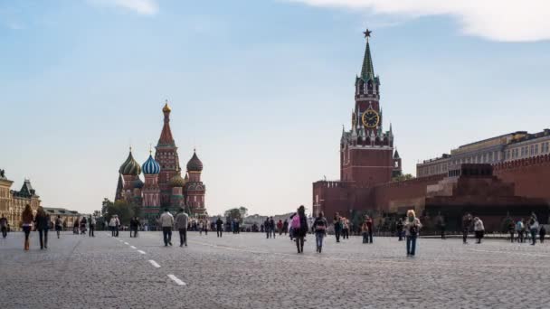 Кремль на Красной площади, Москва — стоковое видео