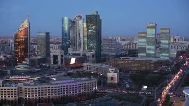 Centrum miasta Astana, Kazachstan — Wideo stockowe