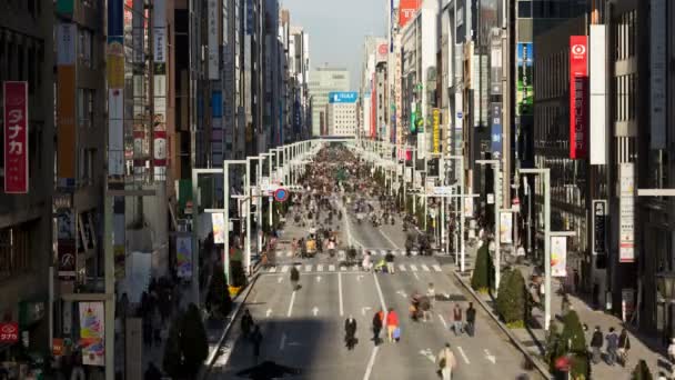 Strada Chou-Dori, Tokyo — Video Stock