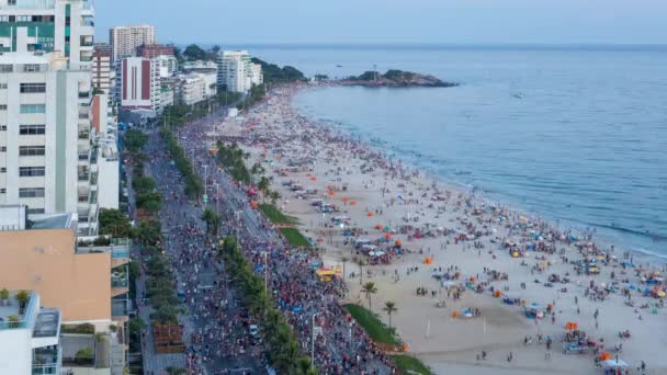 Вуличний карнавал, Ріо-де-Жанейро — стокове відео